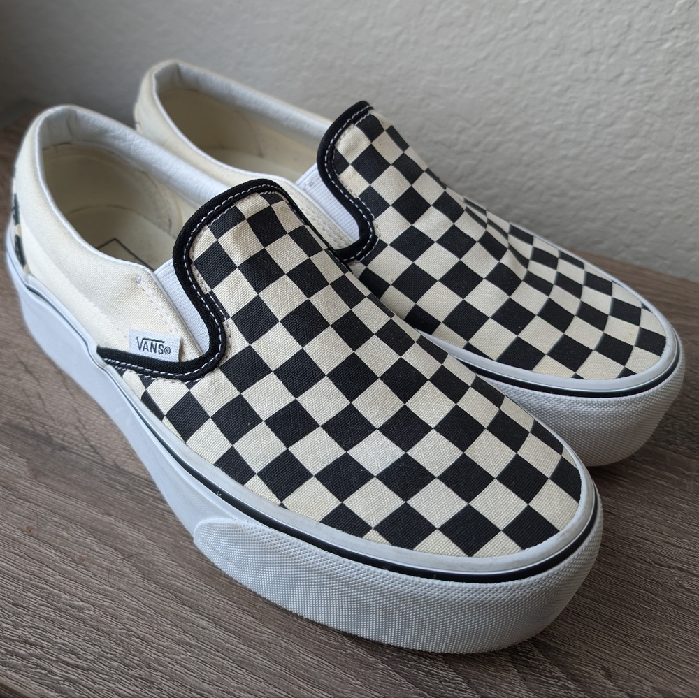 Vans Stackform Checkerboard Slip-On Sneakers - image 7